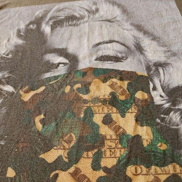 Popular Poison Size Large Green Tshirt With Marilyn Monroe Graphic - Picture 2 of 6